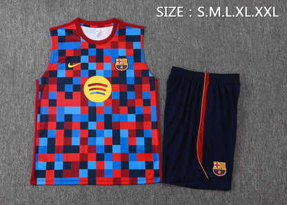 Barcelona Sleeveless Training Kit - Pre Match