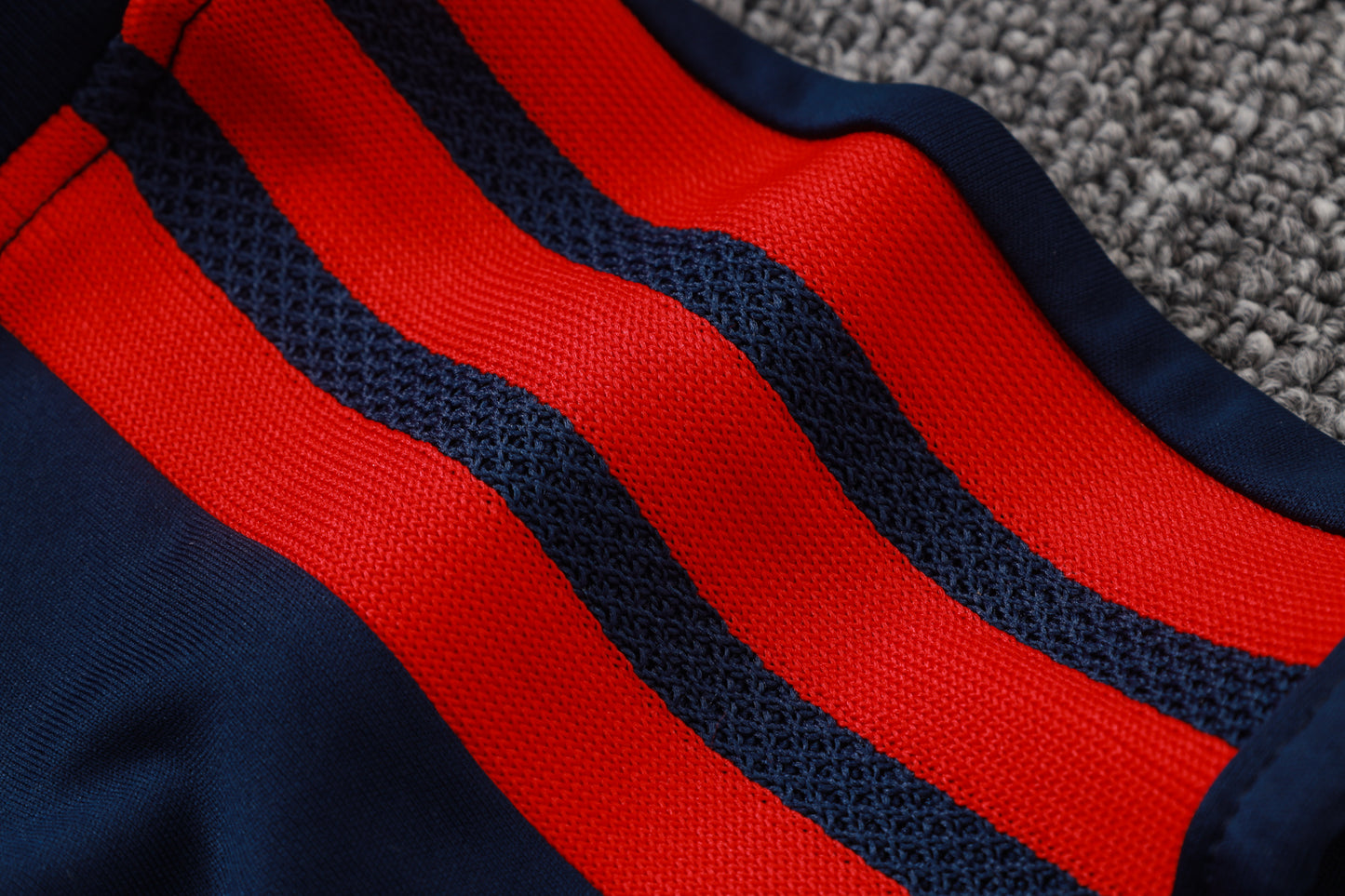 Bayern Munich Sleeveless Training Kit - Navy/Steel Blue/Red