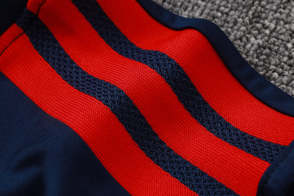 Bayern Munich Sleeveless Training Kit - Navy/Steel Blue/Red