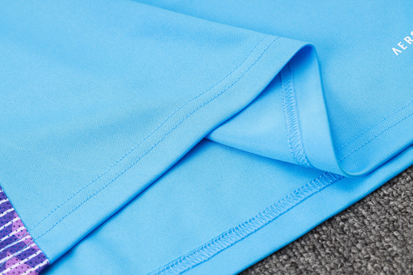 Argentina 1/4 Zip Tracksuit Set Electric-Blue/Purple/Saphire