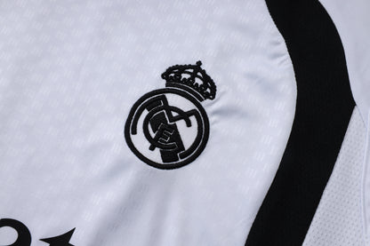 Real Madrid Sleeveless Training Kit - White/Black/Grey