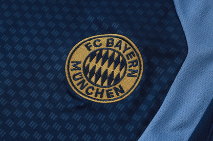 Bayern Munich Sleeveless Training Kit - Navy/Steel Blue/Red