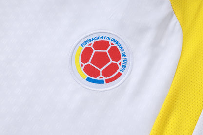 Colombia Sleeveless Training Kit - White/Navy