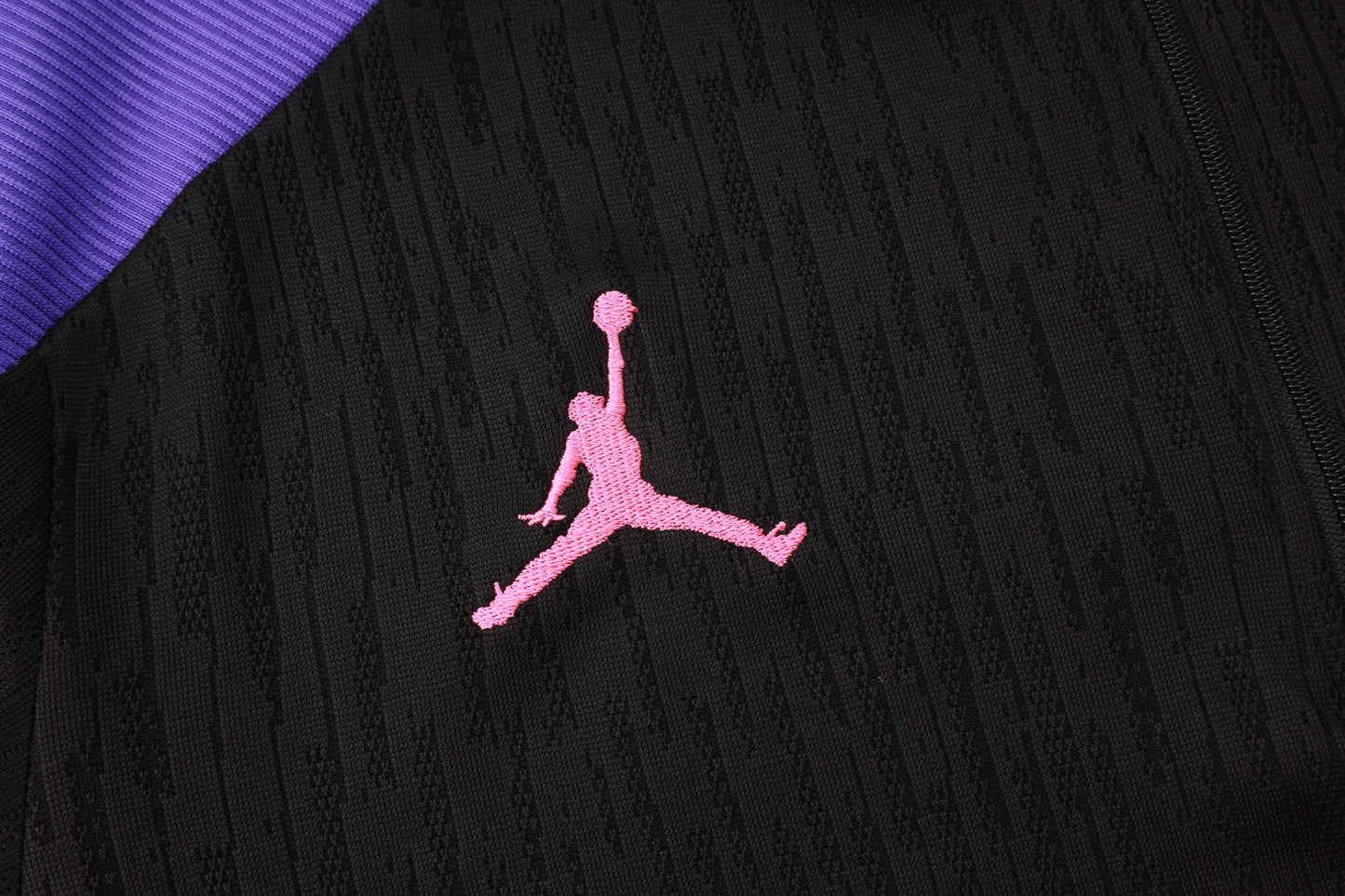 PSG 1/4 Zip Tracksuit Set Black/Purple/Pink