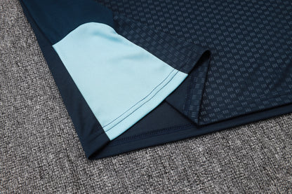 Argentina Sleeveless Training Kit - Navy/Light Blue