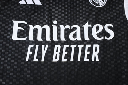 Real Madrid Sleeveless Training Kit - Black/White/Grey