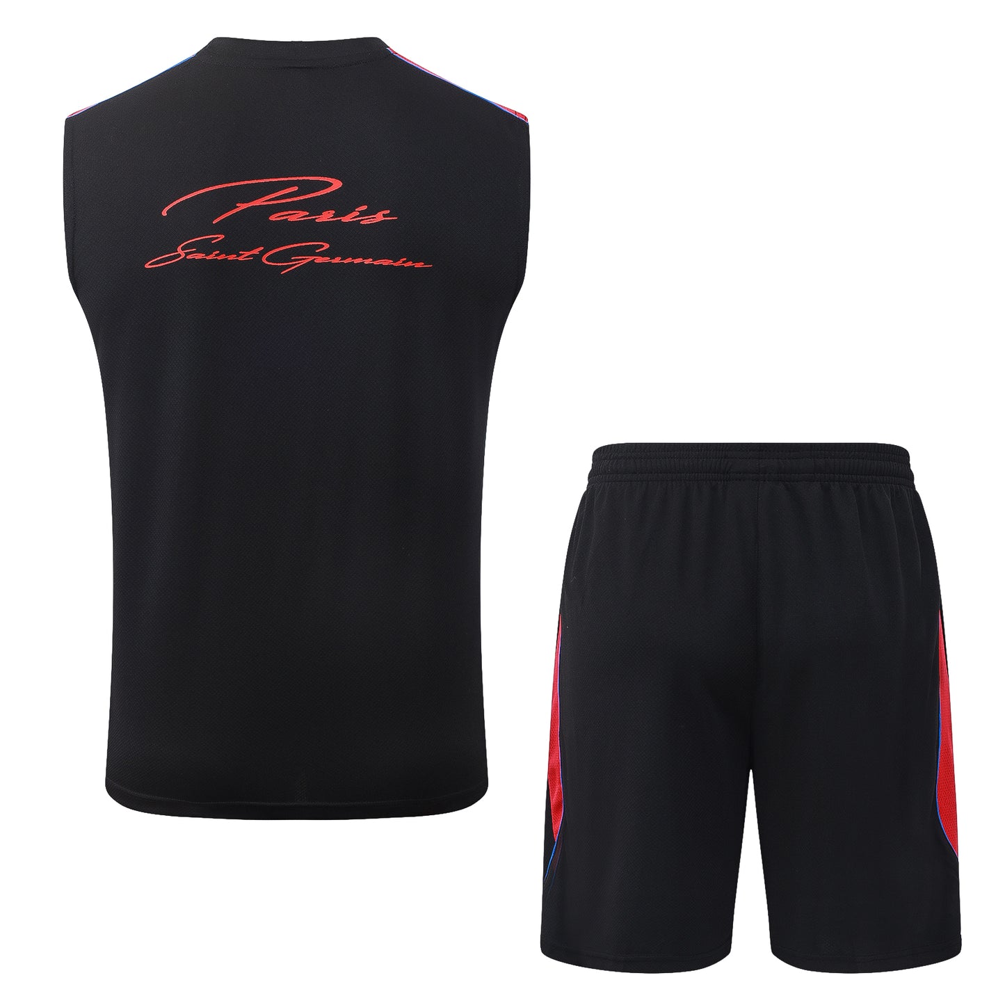 PSG Sleeveless Training Kit - Black/Red