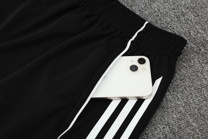 Real Madrid Sleeveless Training Kit - Black/Grey/White