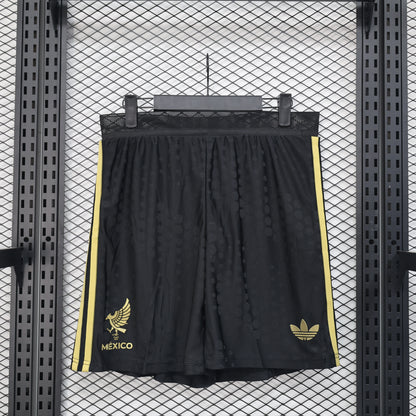 Mexico 2025/26 Shorts - Black & Gold