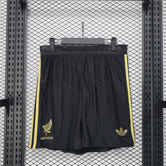 Mexico 2025/26 Shorts - Black & Gold