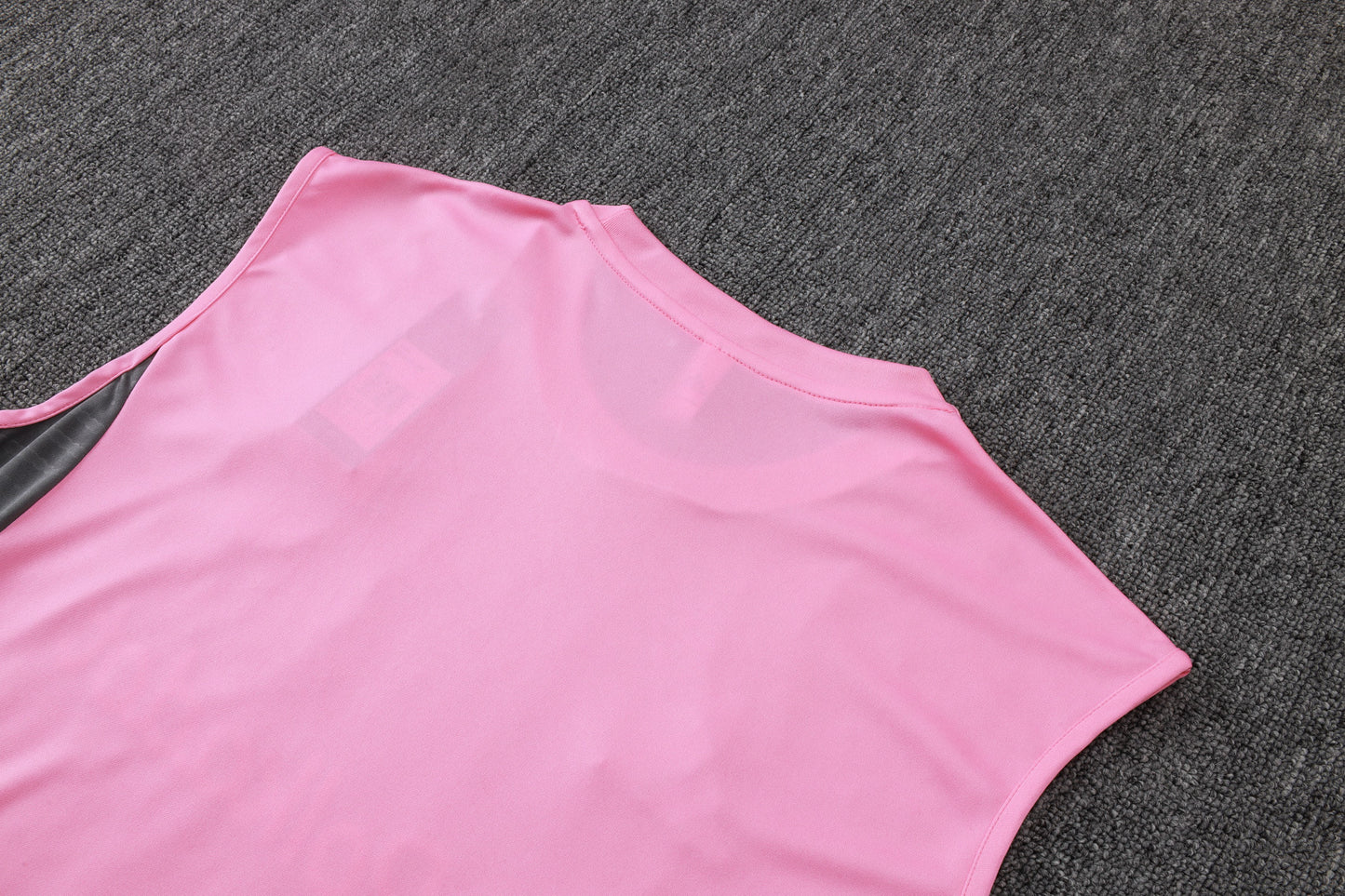 Inter Miami Sleeveless Training Kit - Pink/Grey/Black
