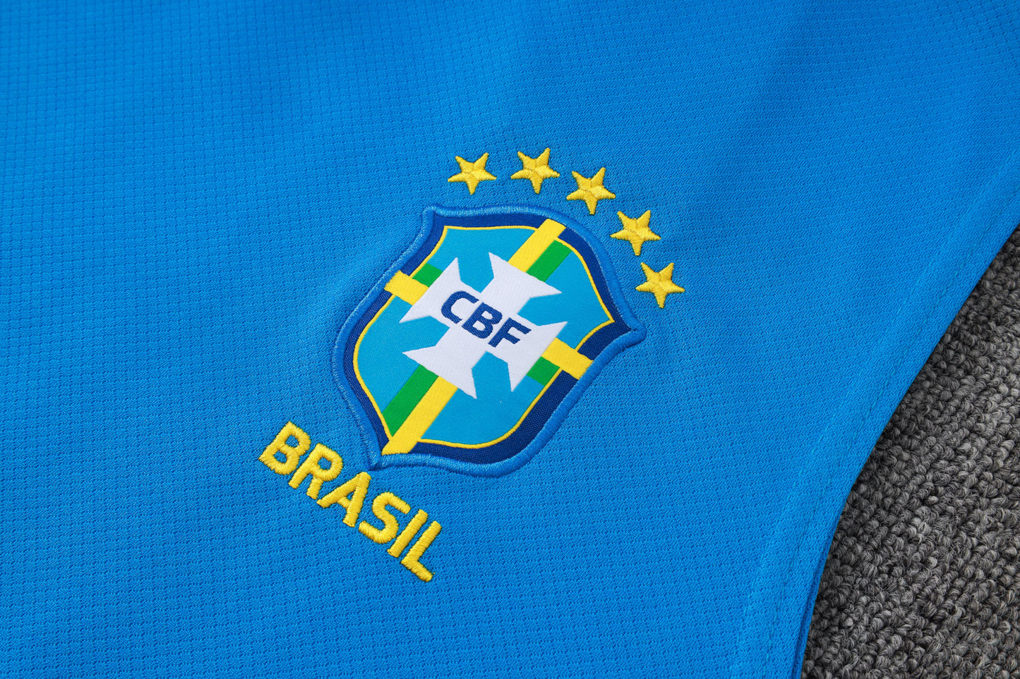 Brazil Sleeveless Training Kit - Light Blue/Teal