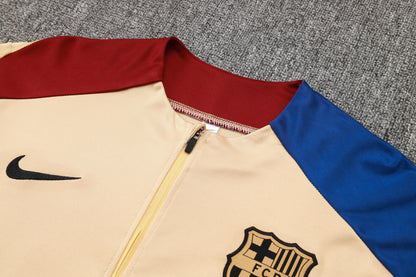 Barcelona 1/4 Zip Tracksuit Set Beige/Blue/Red/Black