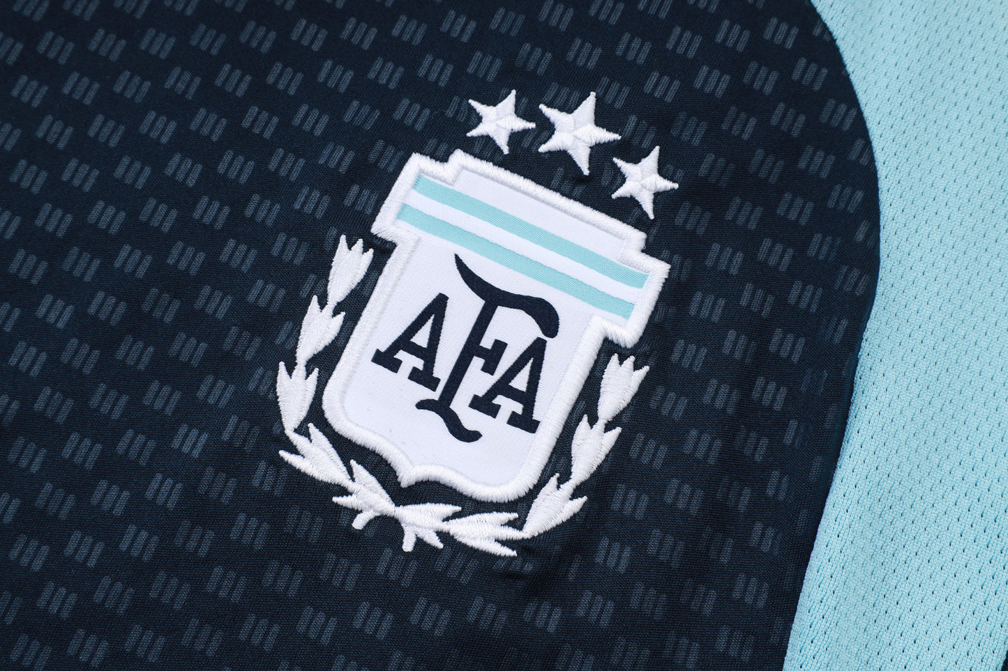Argentina Sleeveless Training Kit - Navy/Light Blue