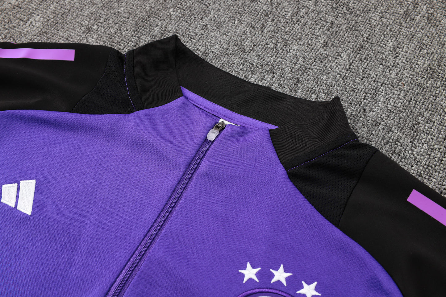 Germany 1/4 Zip Tracksuit Set Purple/Violet/Black