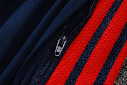 Bayern Munich Sleeveless Training Kit - Navy/Steel Blue/Red