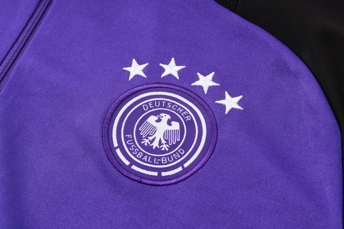 Germany 1/4 Zip Tracksuit Set Purple/Violet/Black