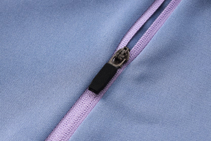 Inter Milan 1/4 Zip Tracksuit Set Baby-Blue/Sienna