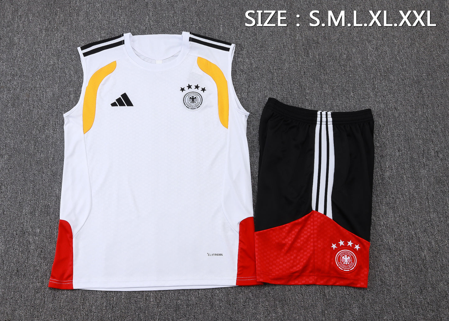 Germany Sleeveless Training Kit - Home