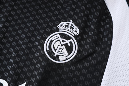 Real Madrid Sleeveless Training Kit - Black/White/Grey