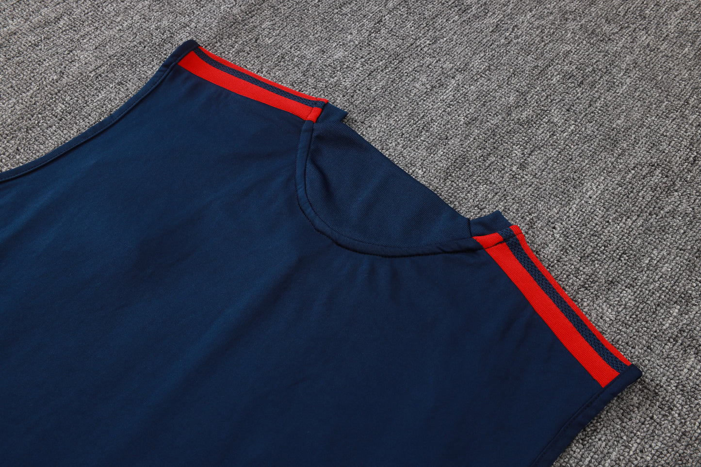 Bayern Munich Sleeveless Training Kit - Navy/Steel Blue/Red