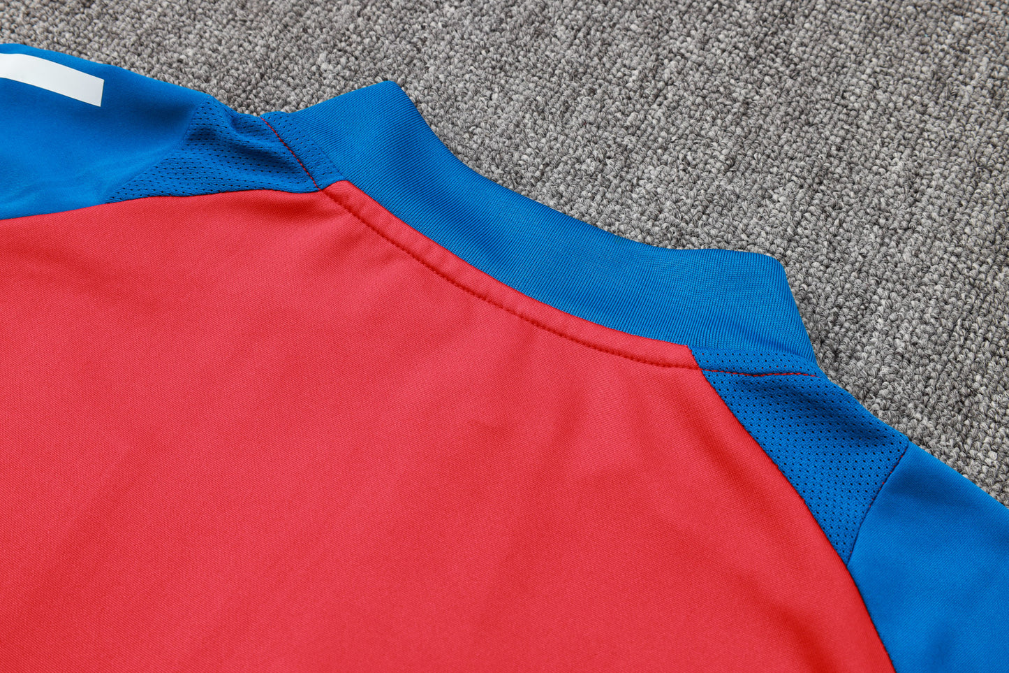 Spain 1/4 Zip Tracksuit Set Red/Blue/White