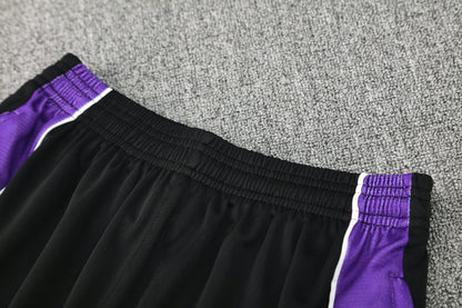 Real Madrid Sleeveless Training Kit - Black/Purple
