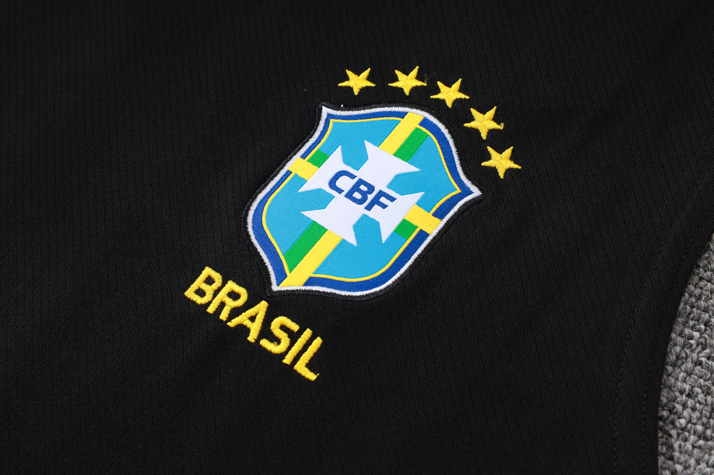 Brazil Sleeveless Training Kit - Black/Red Jordan