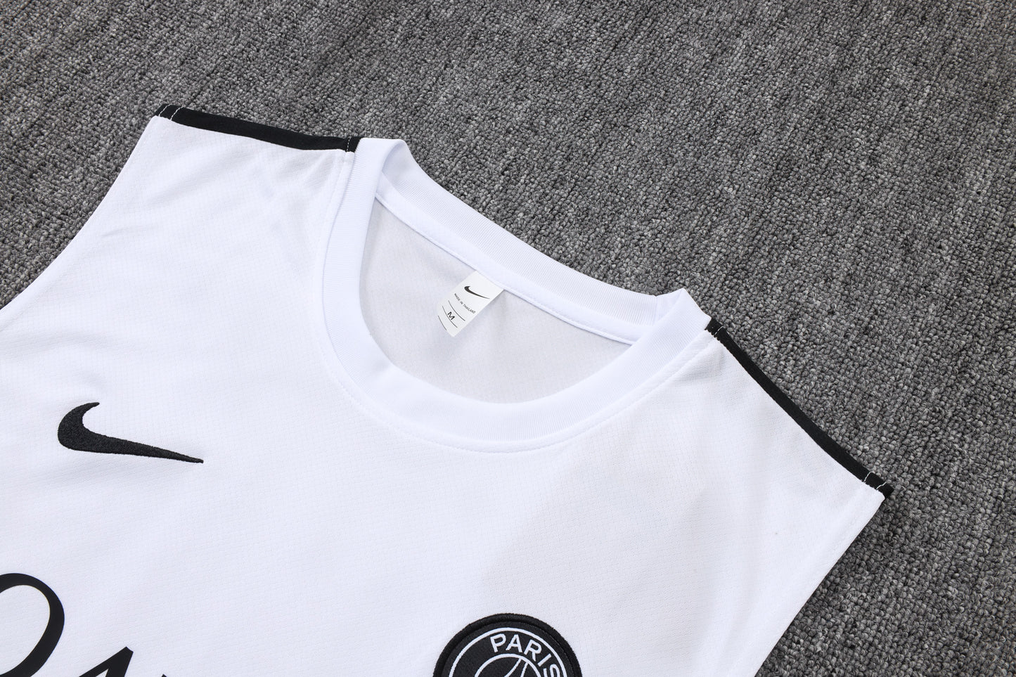 PSG Sleeveless Training Kit - White/Black