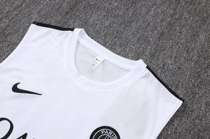 PSG Sleeveless Training Kit - White/Black