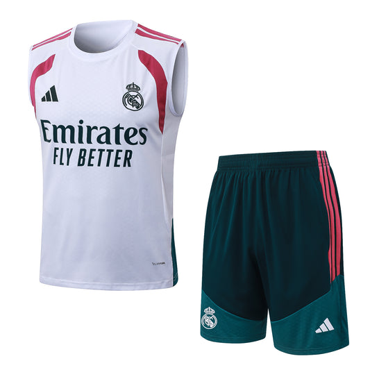 Real Madrid Sleeveless Training Kit - Home