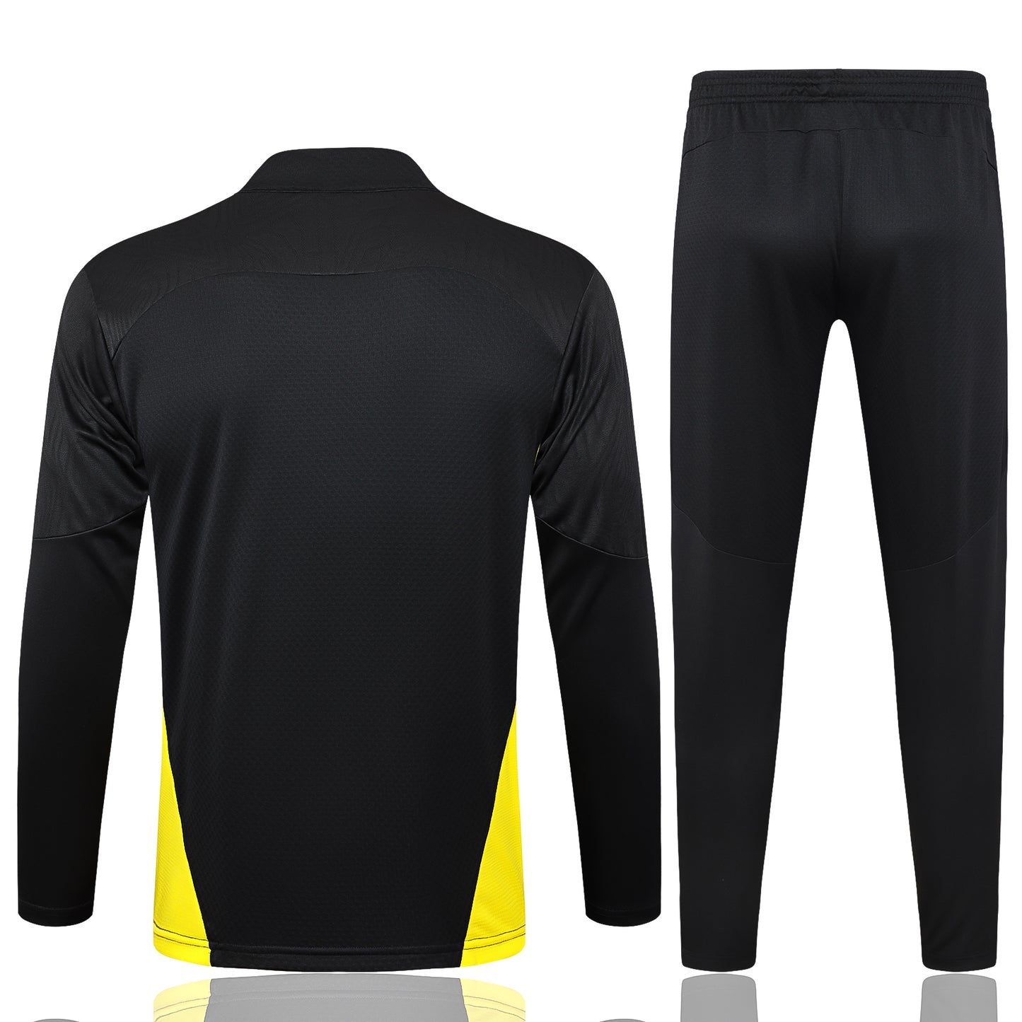 Borussia Dortmund 1/4 Zip Tracksuit Set Black/Yellow