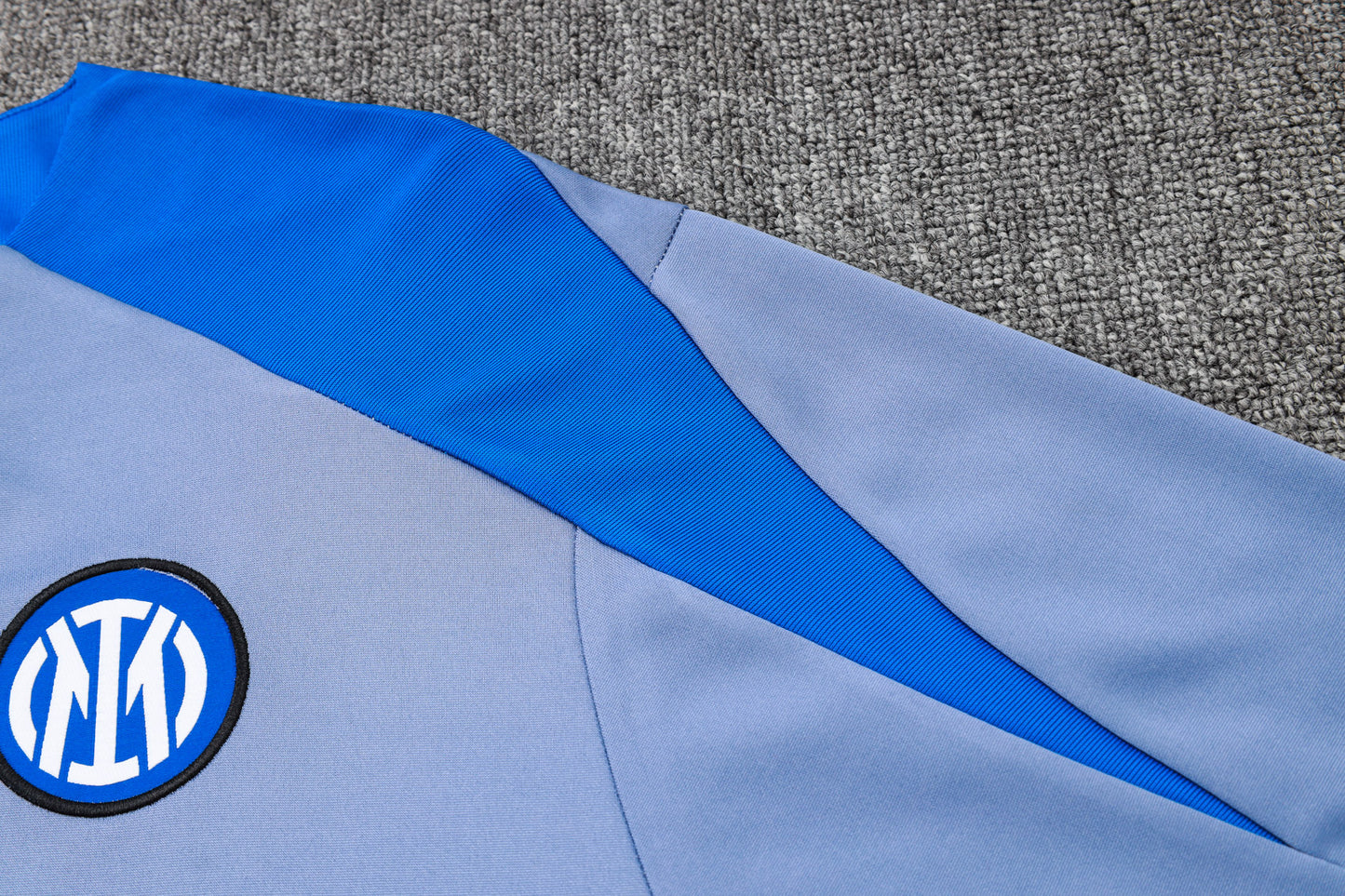 Inter Milan 1/4 Zip Tracksuit Set Baby-Blue/Azure/Black