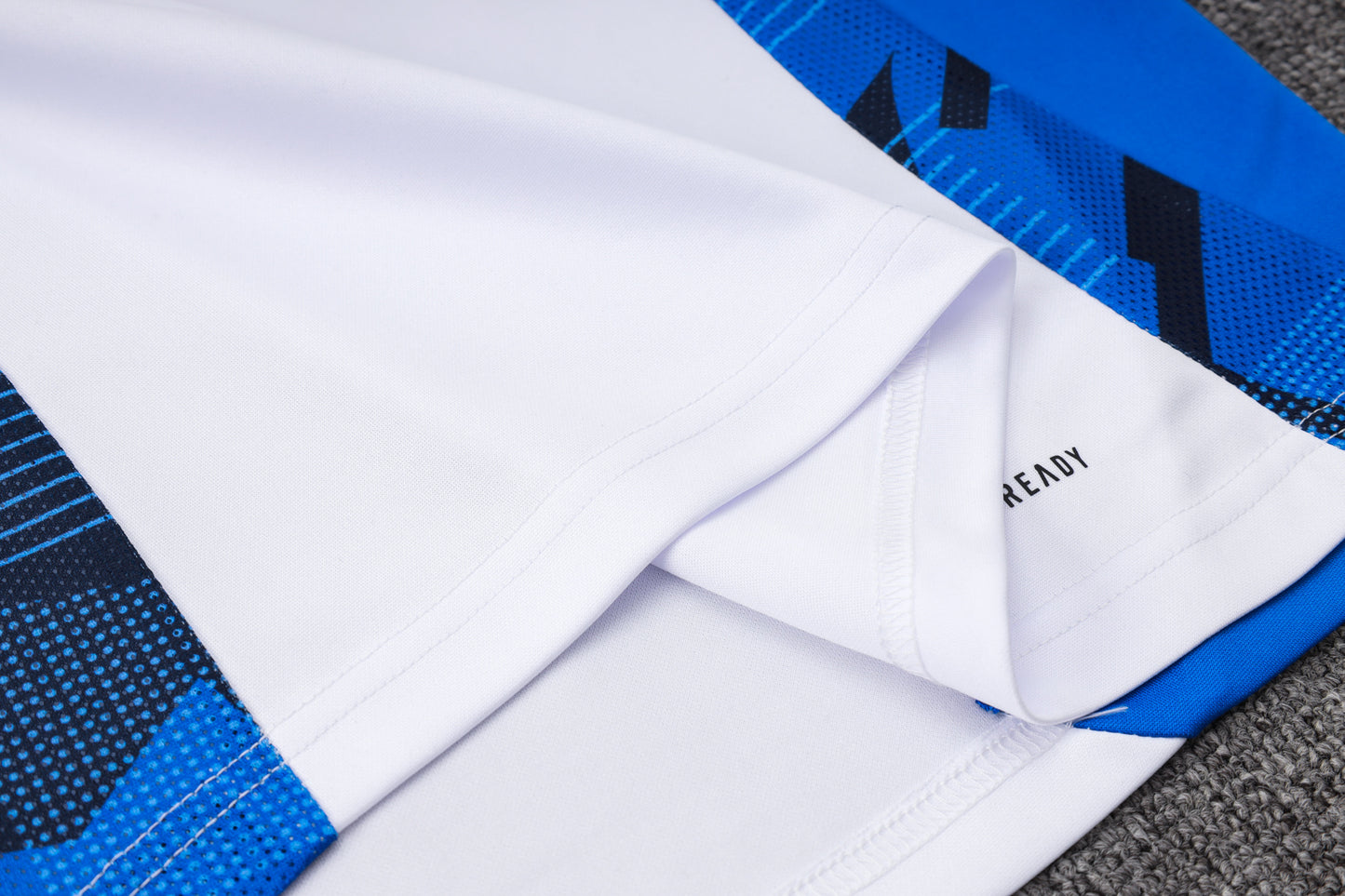 Italy 1/4 Zip Tracksuit Set White/Azure/Navy