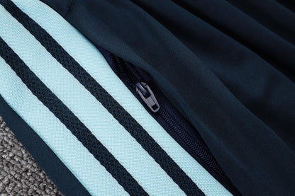 Argentina Sleeveless Training Kit - White/Light Blue/Navy