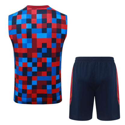 Barcelona Sleeveless Training Kit - Pre Match