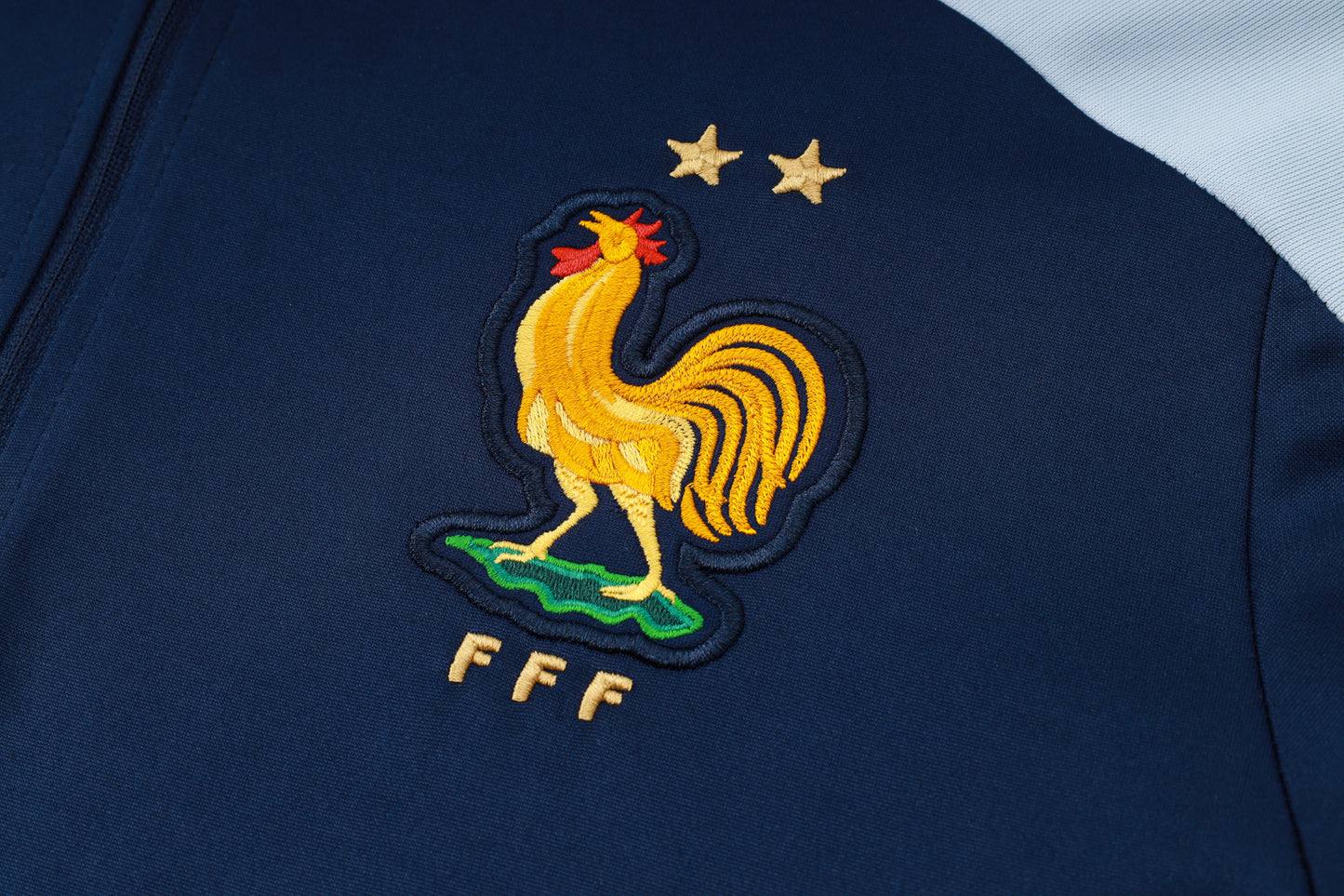 France 1/4 Zip Tracksuit Set Navy/Sky