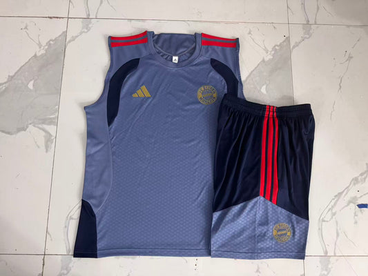 Bayern Munich Sleeveless Training Kit - Violet/Navy
