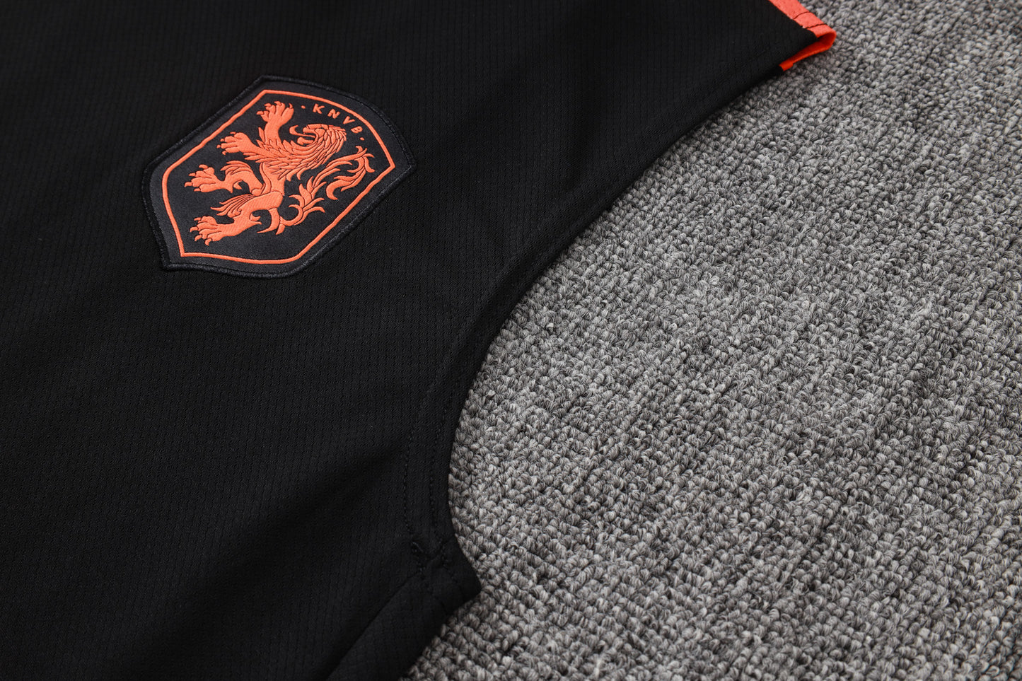 Netherlands Sleeveless Training Kit - Black