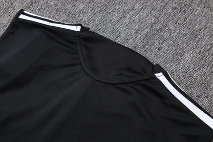 Real Madrid Sleeveless Training Kit - Black/White/Grey