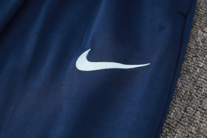 France 1/4 Zip Tracksuit Set Navy/Sky